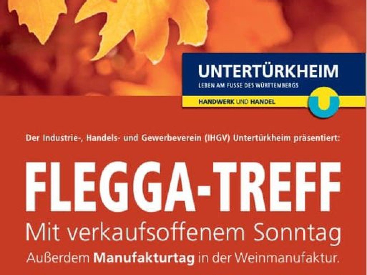 Fleckentreff mit verkaufsoffenem Sonntag am 27.10.2024